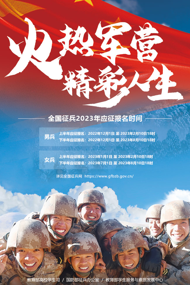 2023年下半年应征报名开始（含报名方法），退役士兵二次入伍